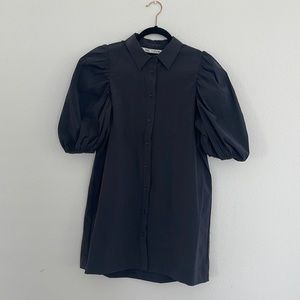 Zara puff sleeve short dress size M